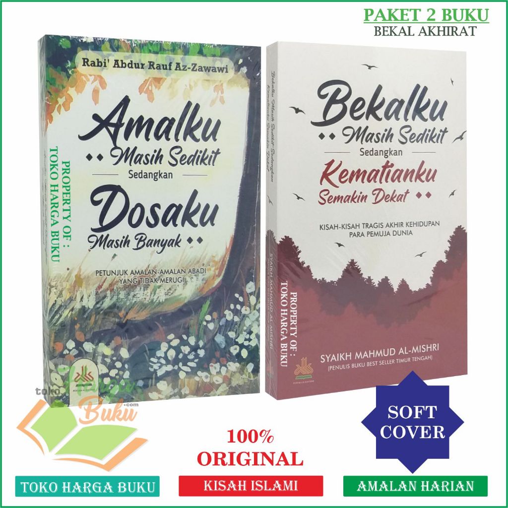 Foto Paket 2 Buku Amalku dan Bekalku Masih Sedikit Sedangkan Dosaku Masih Banyak & Kematianku Sudah Dekat Pustaka Al-Kautsar