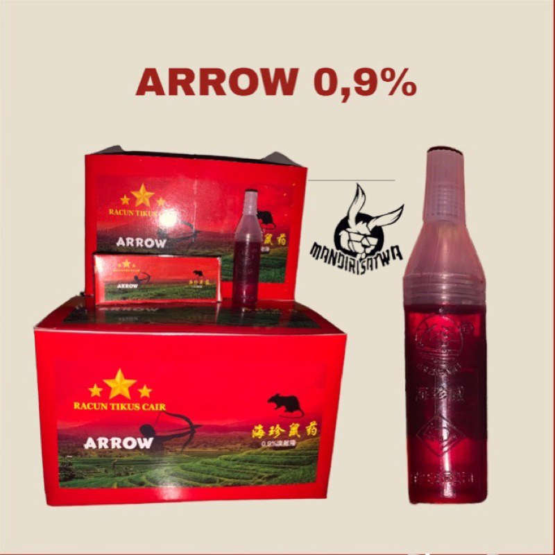 Racun Tikus ARROW Merah dosis 0.9% ampuh