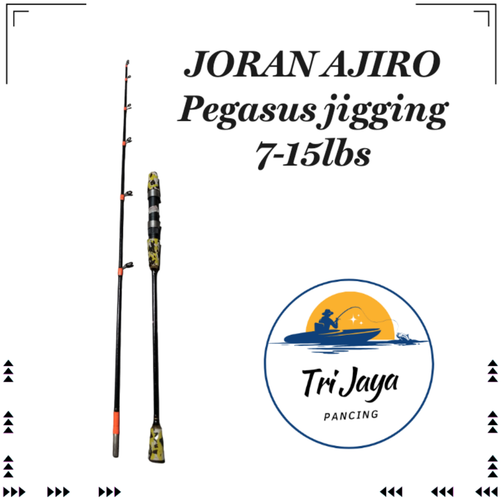 Joran jigging laut ajiro pegasus