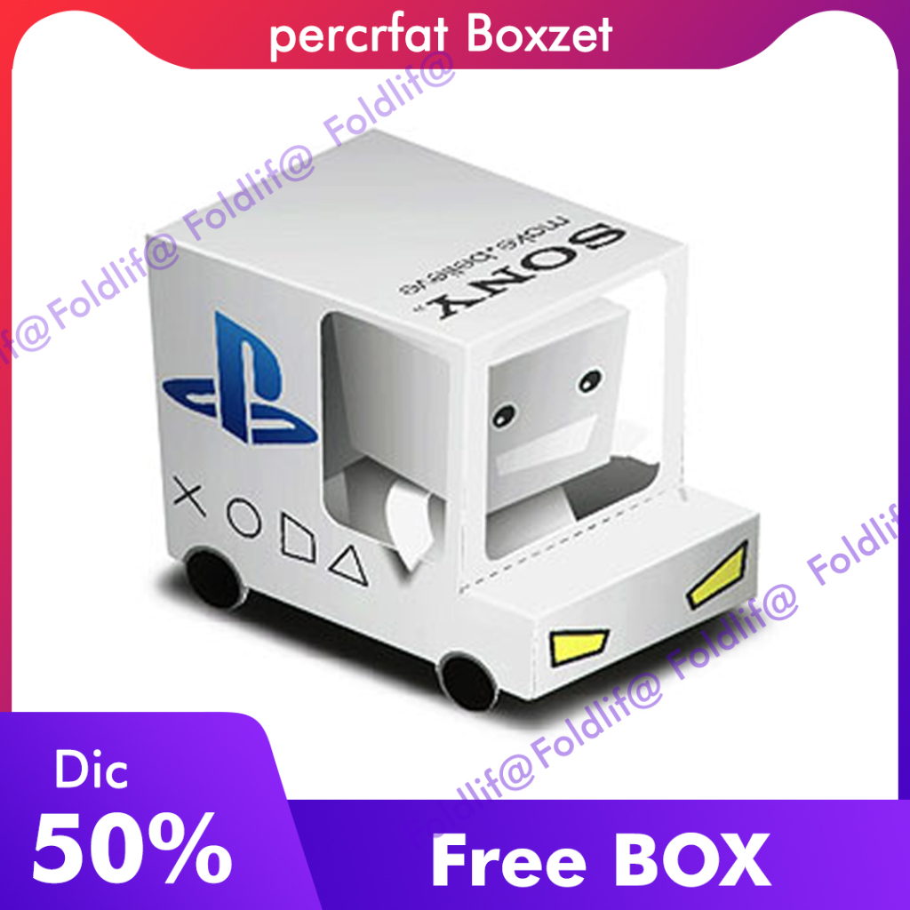 

DIY Papercraft Lembar Kertas Pola boxzet PlayStation‏