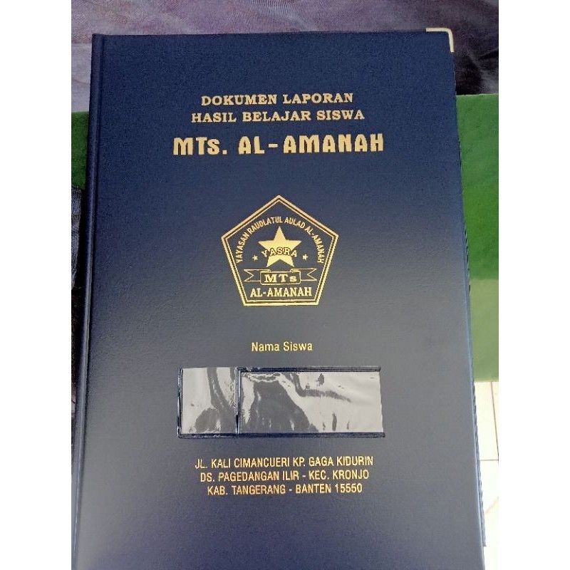 

Map raport & ijazah custom!! isi 6 hootprint bahan ase tebal