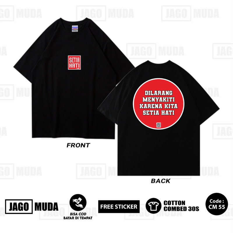 Jagomuda Terate Kaos Setia Hati Psht-Pshw Cotton Combed 24s