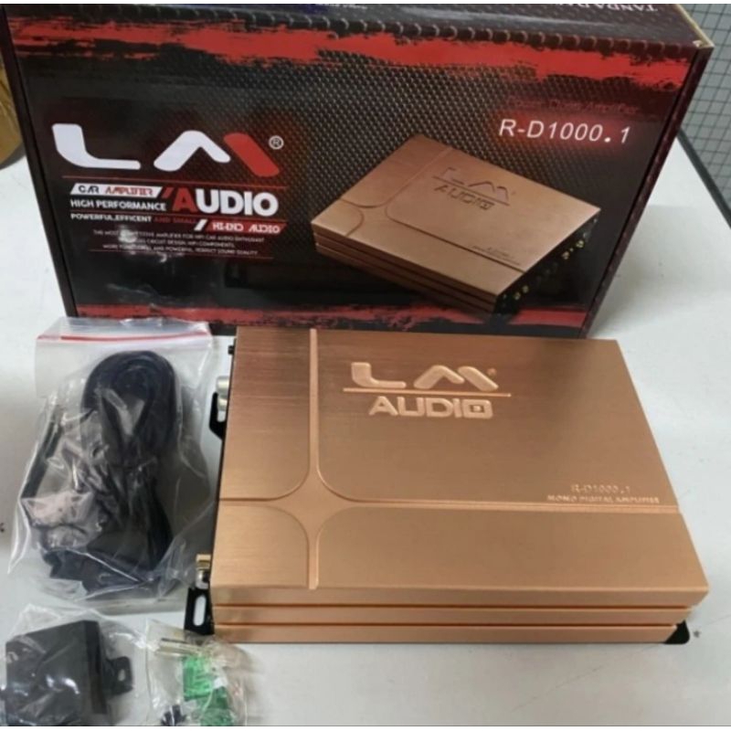 Power Monoblock LM Audio R-D1000.1 / AMPLIFIER LM AUDIO 1000 1 / MONOBLOCK MONO LM AUDIO