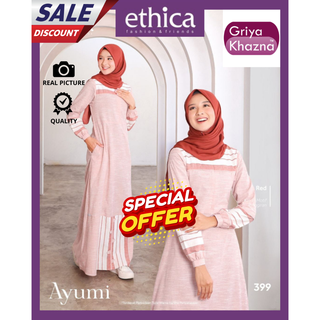 Ethica Baju Gamis Wanita Dewasa Ayumi 399