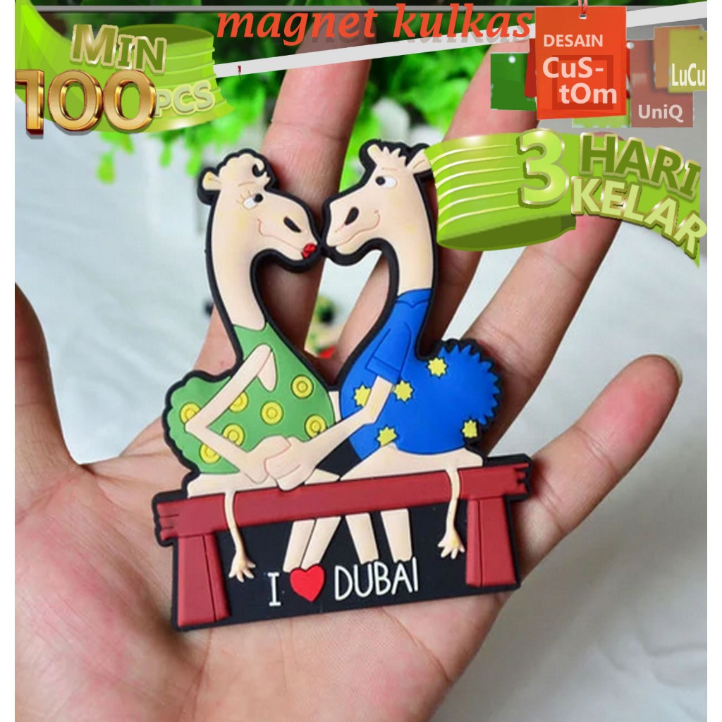 Magnet tempelan kulkas unik bandung