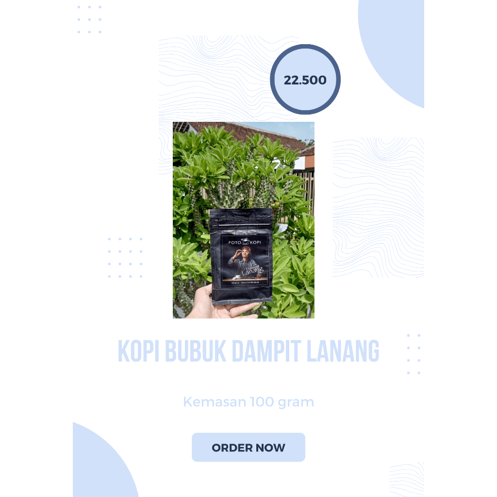 

Kopi Bubuk Dampit Lanang 100g