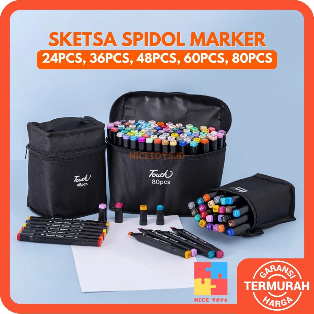 

Sketsa Spidol Touch Marker Spidol Warna Warni 1 Set Spidol Dual Side Spidol Graffiti Spidol Marker Warna Warni