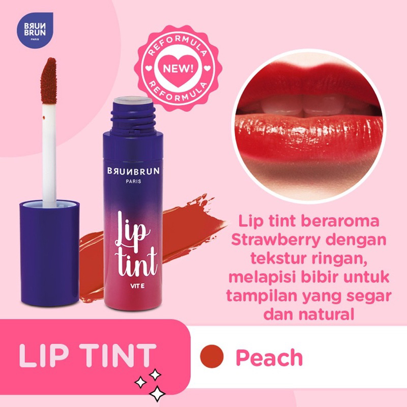 brunbrun paris lipstik lip tint