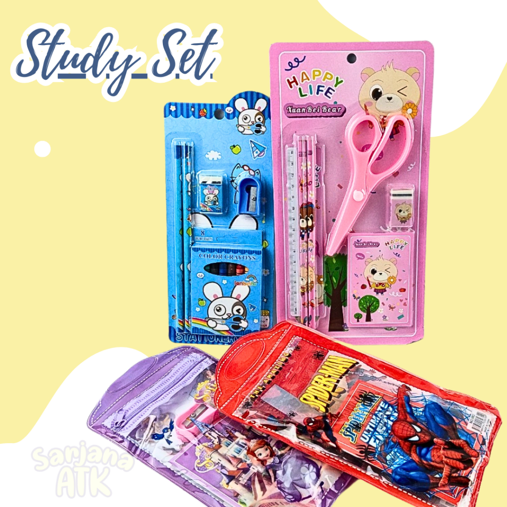 

Set Alat Tulis / Study Set / Paket Alat Tulis / Stationery set 8802