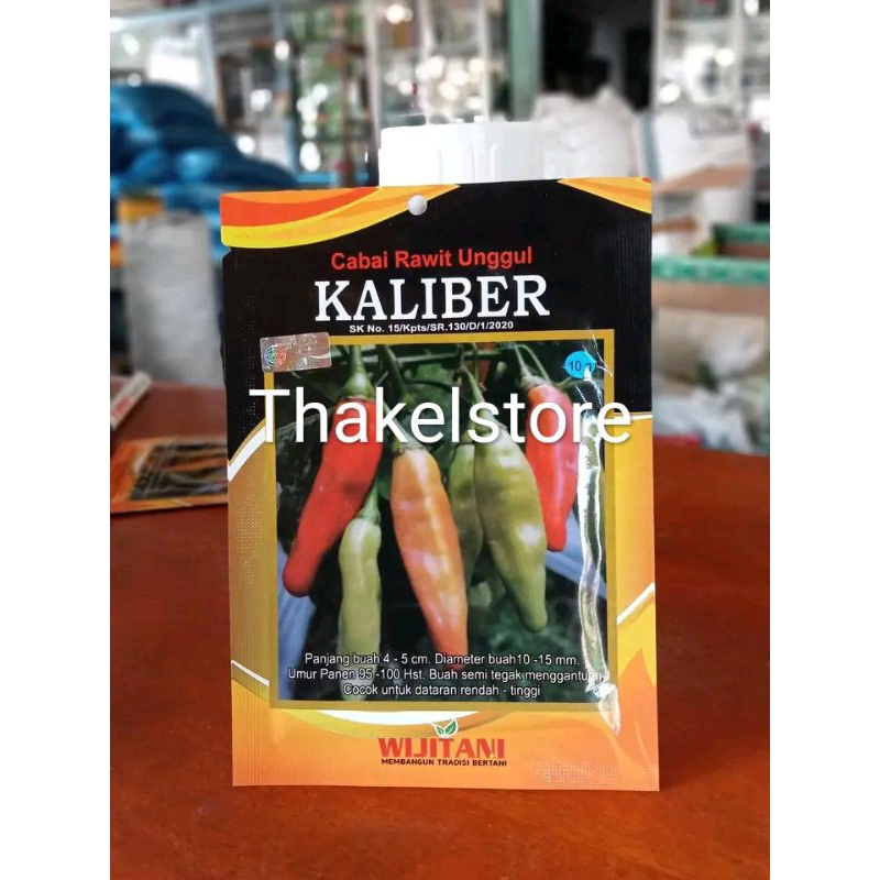 Benih cabe rawit KALIBER ori isi 10 grm kemasan pabrik