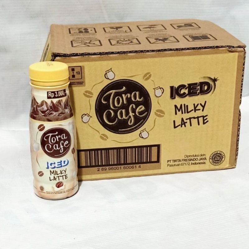 

TORA CAFE ICED MILKY LATTE PER DUS isi 12 botol