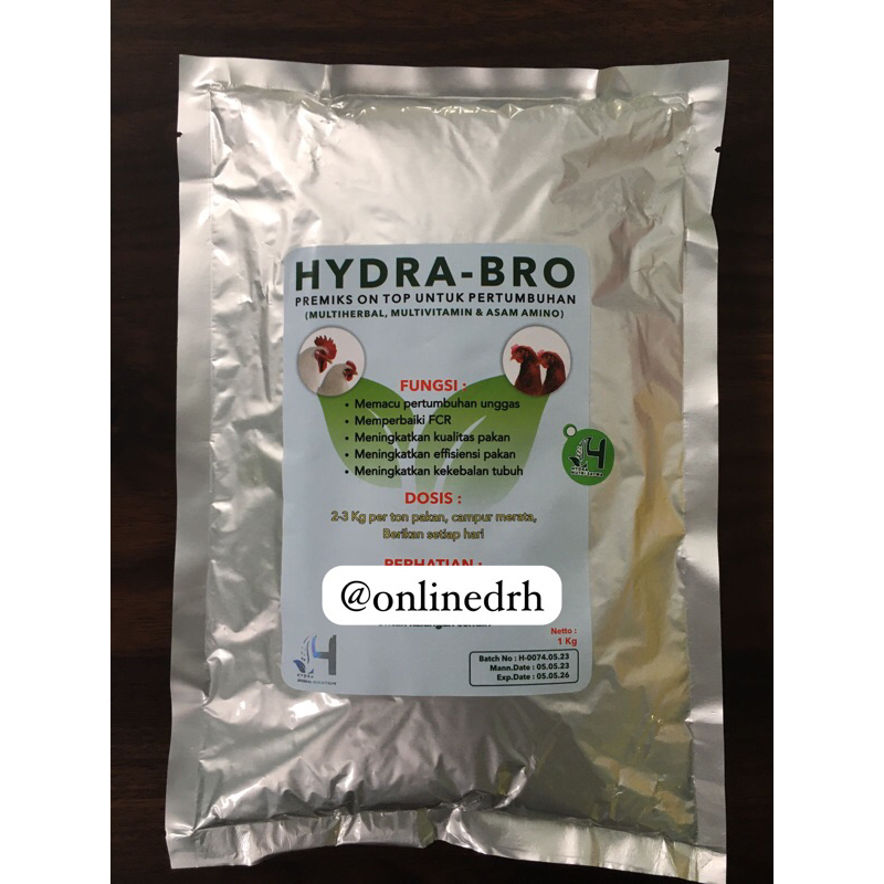 HYDRABRO update ILYBRO Premix Top Pack isi 1 KG prof ilyas HYDRA BRO