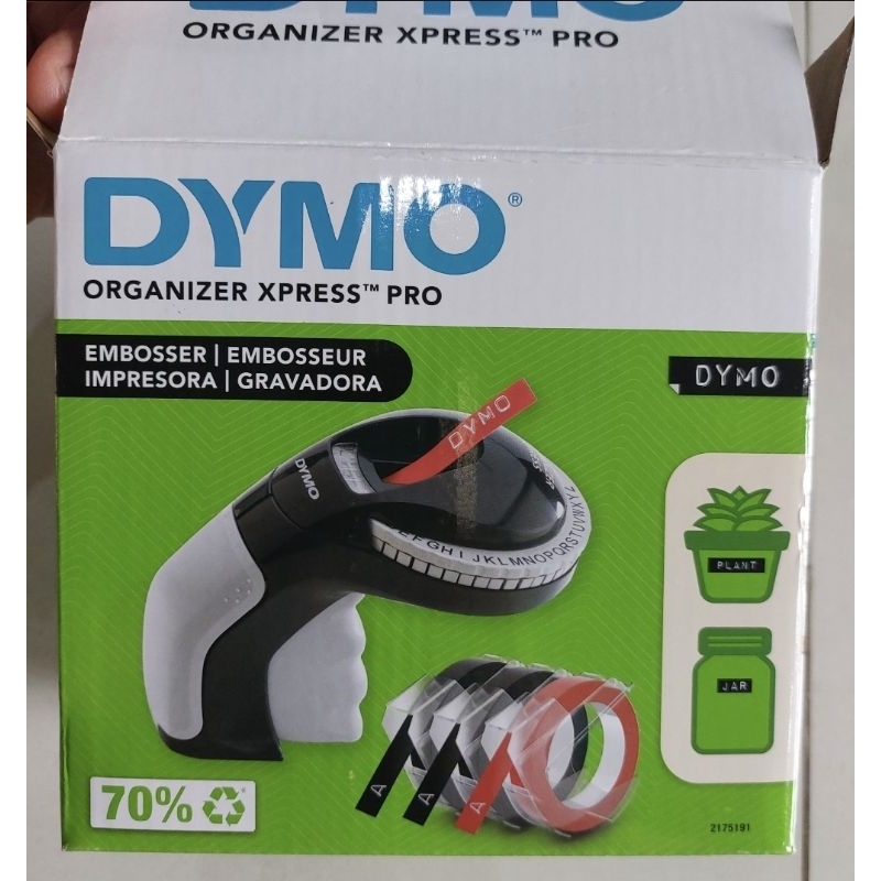 

DYMO LABEL MAKER OMEGA ORIGINAL FREE 3 REFILL TAPE + FREE LOGAM MULIA