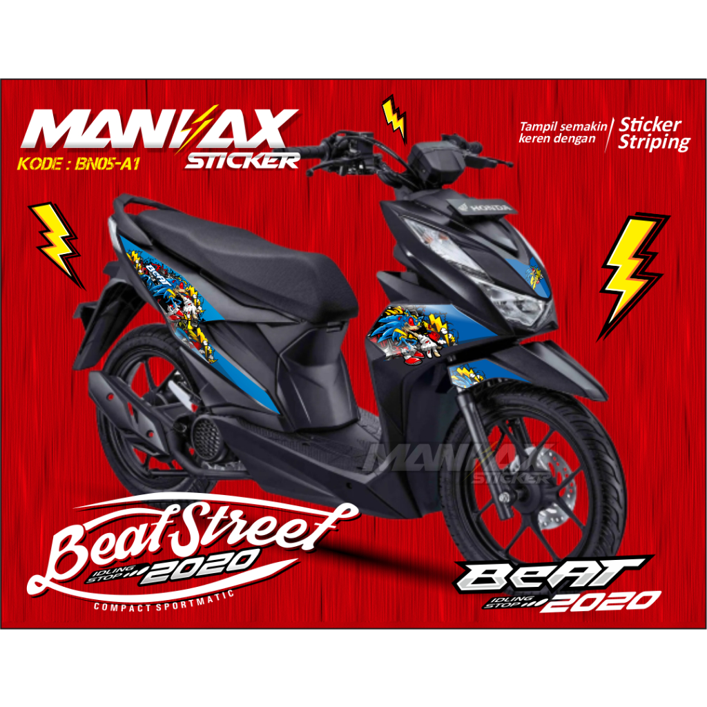 Striping Beat 2020 - Sticker Striping Beat New 2020 - Striping Beat Deluxe 2020 - Aksesoris Motor