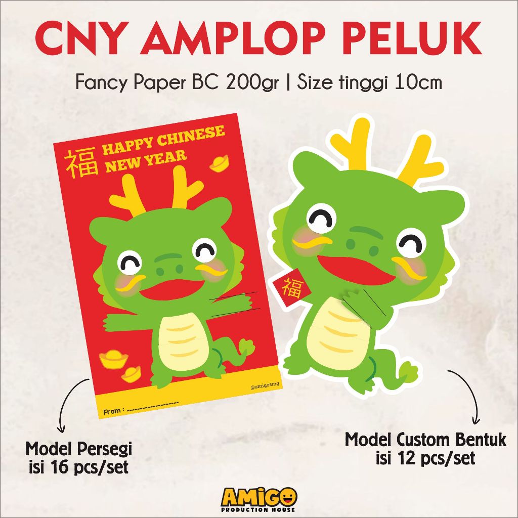 

Amplop Peluk Chinese New Year CNY Amplop Sincia Amlop Lucu