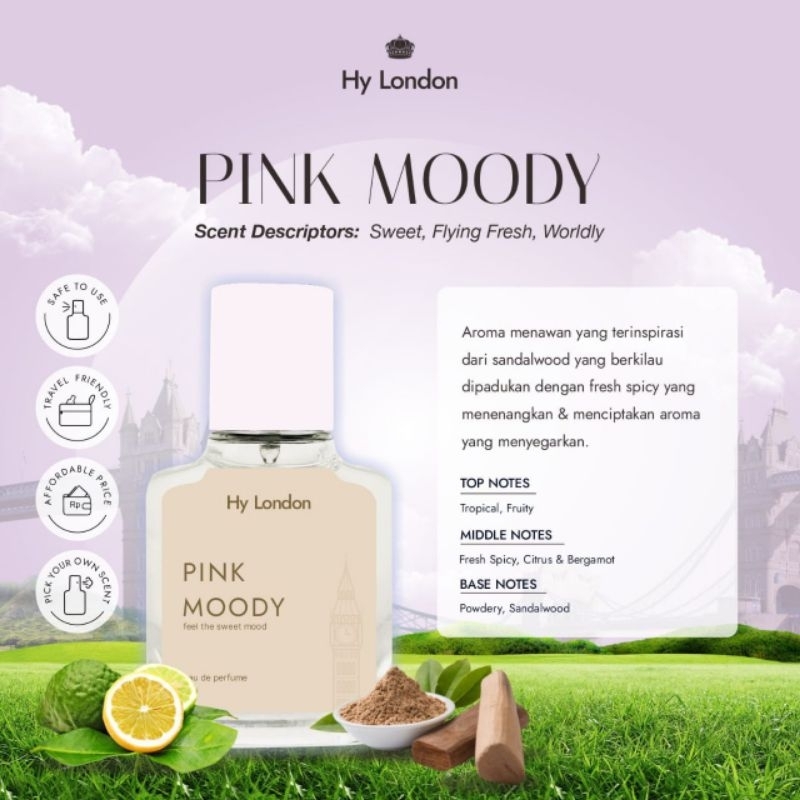 Hy London EDP 35ml BPOM Exclusif Box isi 5 Botol Parfume Tahan Lama Hy London Mood Booster Parfume