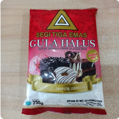 

Gula Halus Segitiga Emas 20 x 250 gr Karton