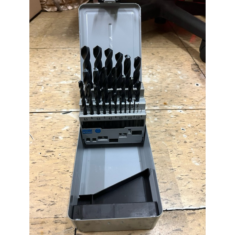 Mata Bor Besi Nachi set ukuran  1 - 13mm / Mata bor set