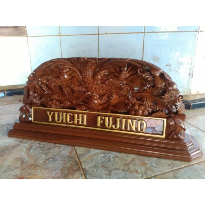 

Papan Nama Kayu jati Ukir Jepara