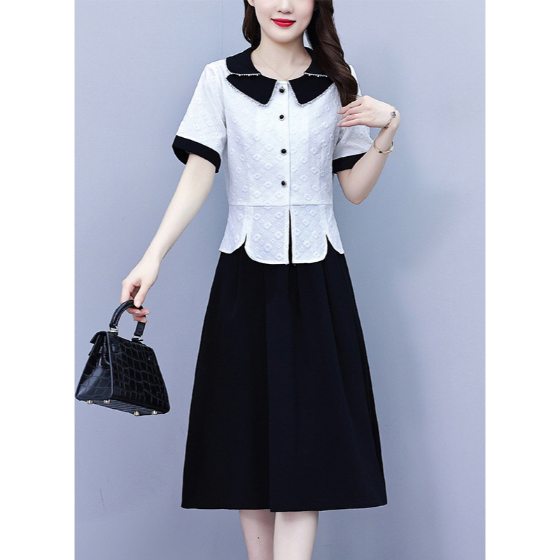 setelan wanita korea D7882/baju setelan atasan dan rok wanita korea