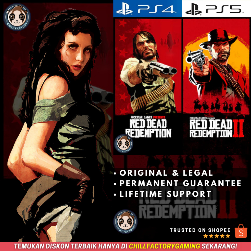 Red Dead Redemption & Red Dead Redemption 2 Bundle PS4 PS5