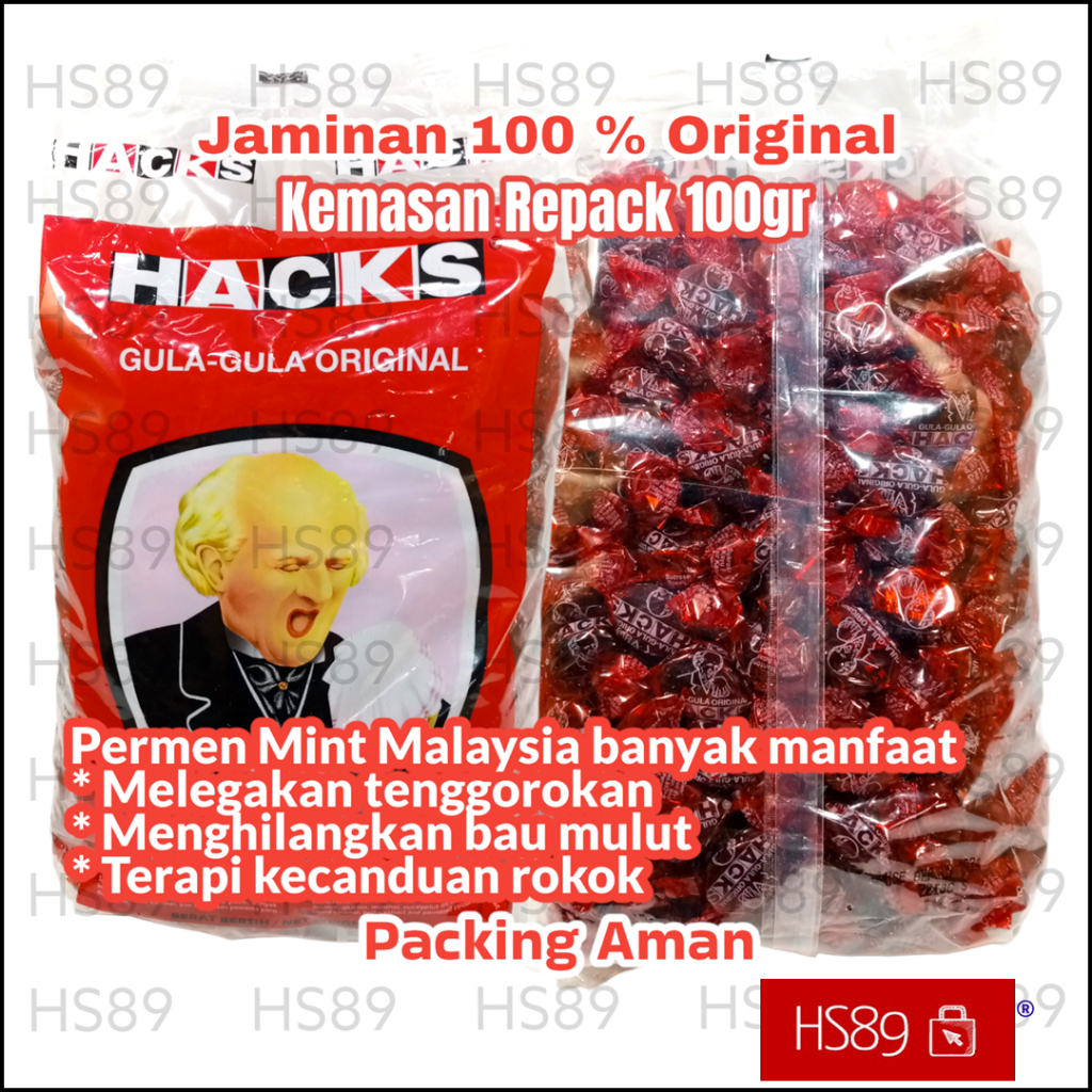 

Permen Hacks Asli 100 gr - Hacks Original - Hacks - Hack