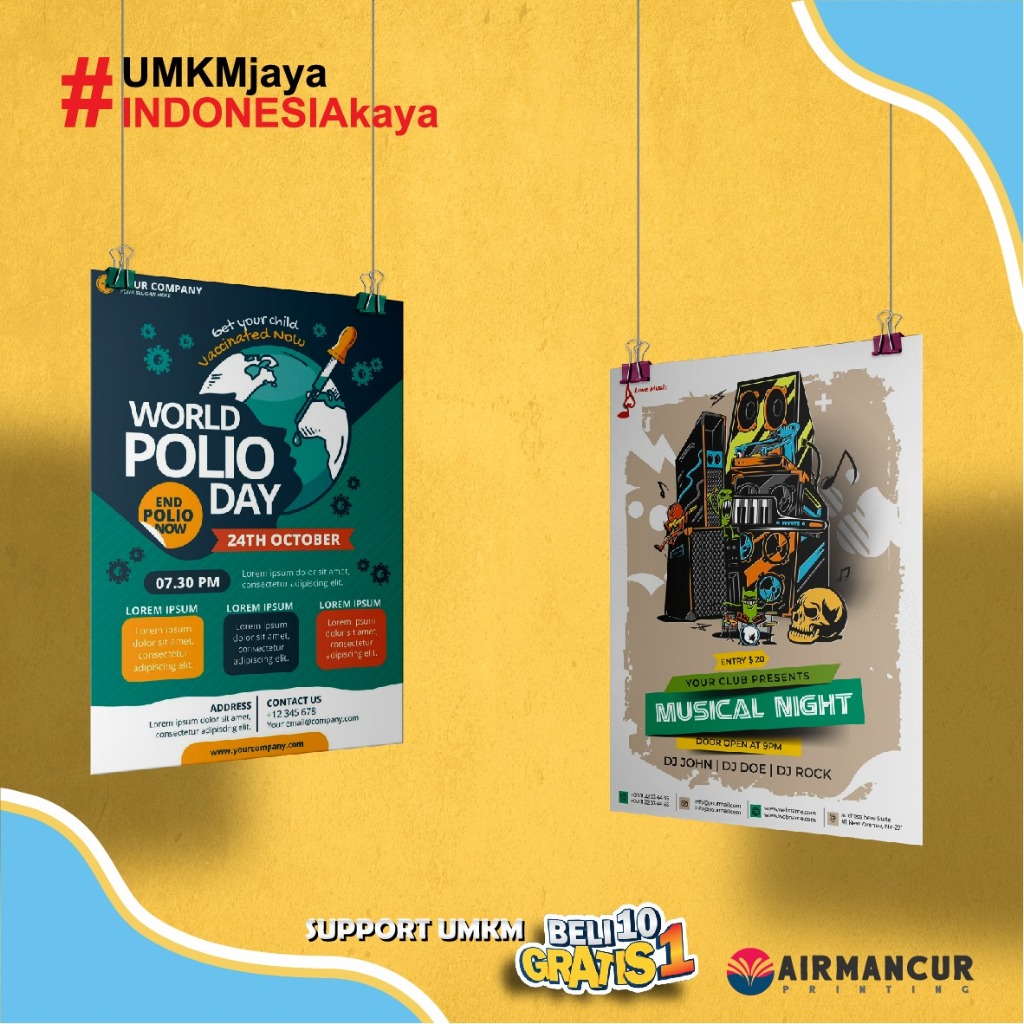 

Cetak Poster A3 Art Carton 260 gsm