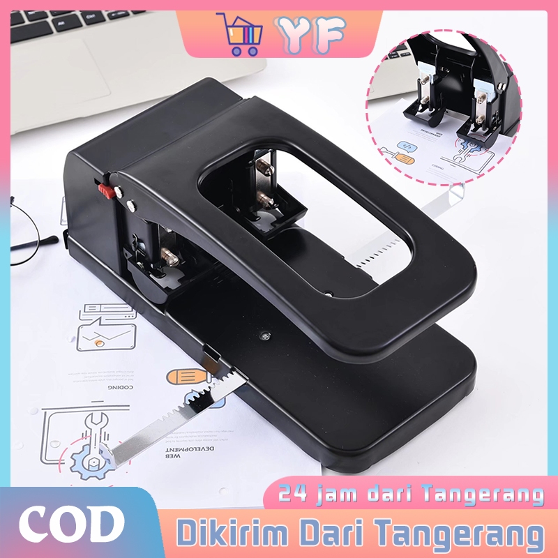 

BC-8007 Pembolong Kertas 2 Lubang / Hole Puncher Binder Heavy Duty / Alat Bolongin Kertas