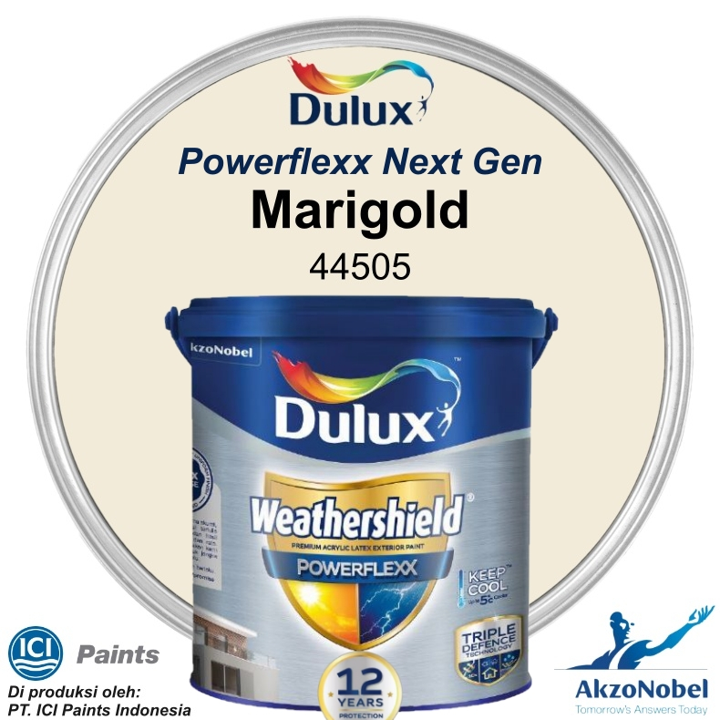 CAT DULUX WEATHERSHIELD POWERFLEXX 2.5 LT - MARIGOLD 44505