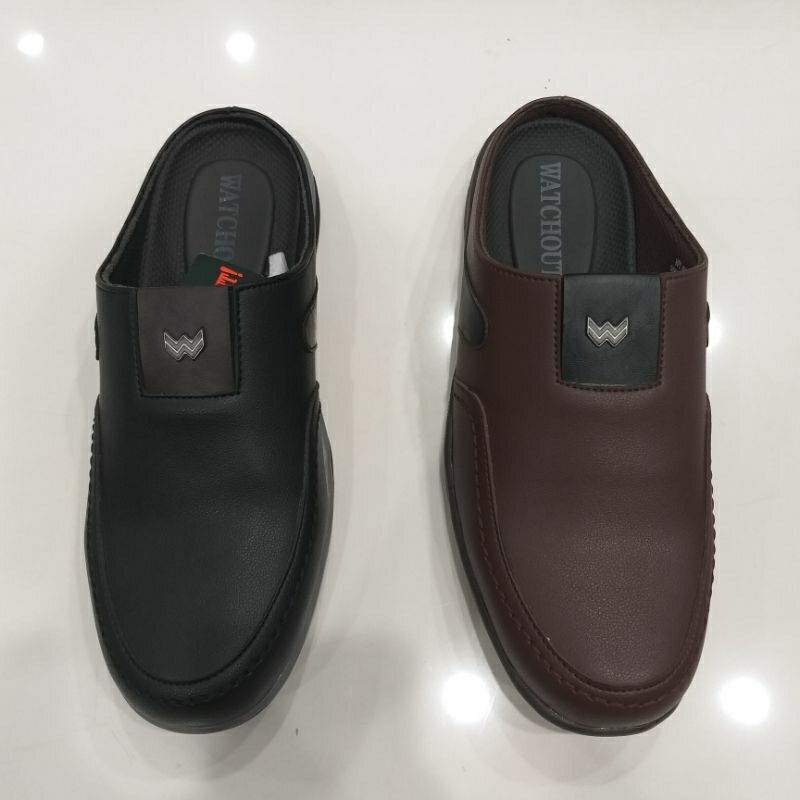 Watchout Sandal Sepatu Selop Pria Super Nyaman Trendy Comfort Original Brand Matahari