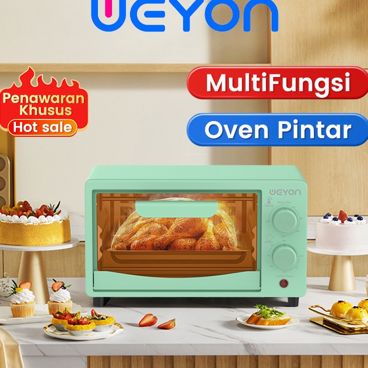 NmA Weyon Oven Listrik 12L Oven Kecil Rumah Tangga Low watt Electric Oven Garansi 1 Tahun
