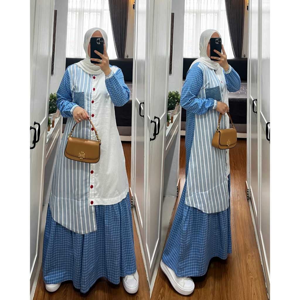 GAMIS WANITA MUSLIM ORIGINAL SEMUT / GAMIS KATUN KOMBINASI / GAMIS ORIGINAL SEMUT / GAMIS JUMBO