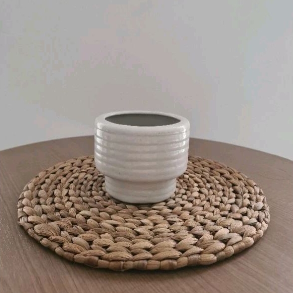 Keramik/Vas Bonsai Duduk Pilar