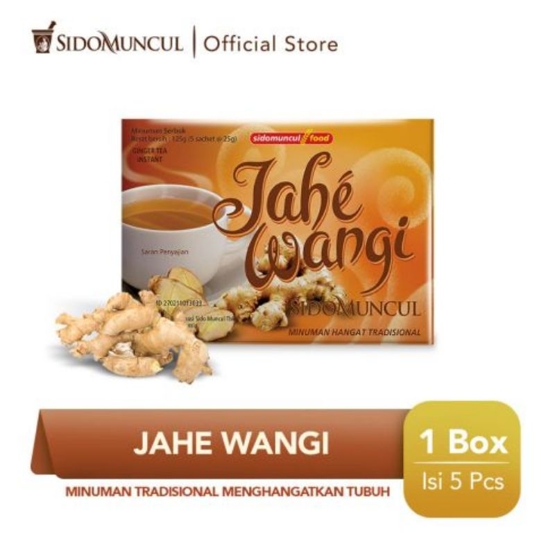 

SIDO MUNCUL Jahe Wangi Box isi 5 sachet