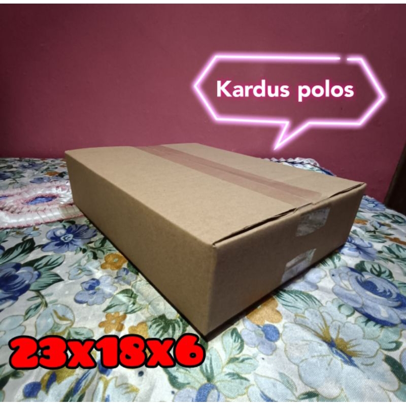 

kardus polos 23x18x6 kardus packing kardus kecil