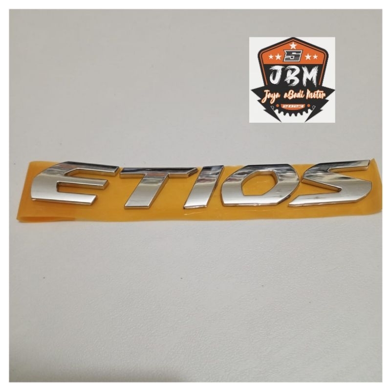 emblem Tulisan ETIOS Original