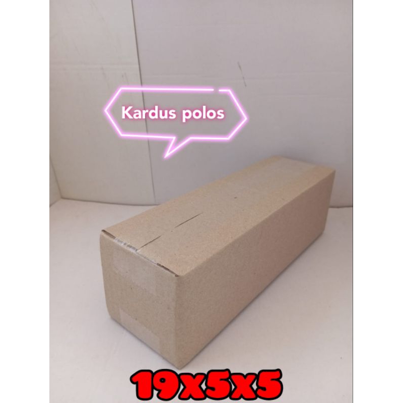 

kardus polos UK 19x5x5 kardus kecil kardus packing