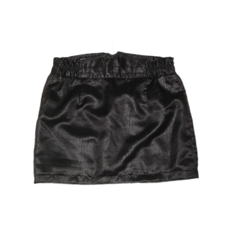 PRELOVED LEATHER SKIRT/ROK KULIT