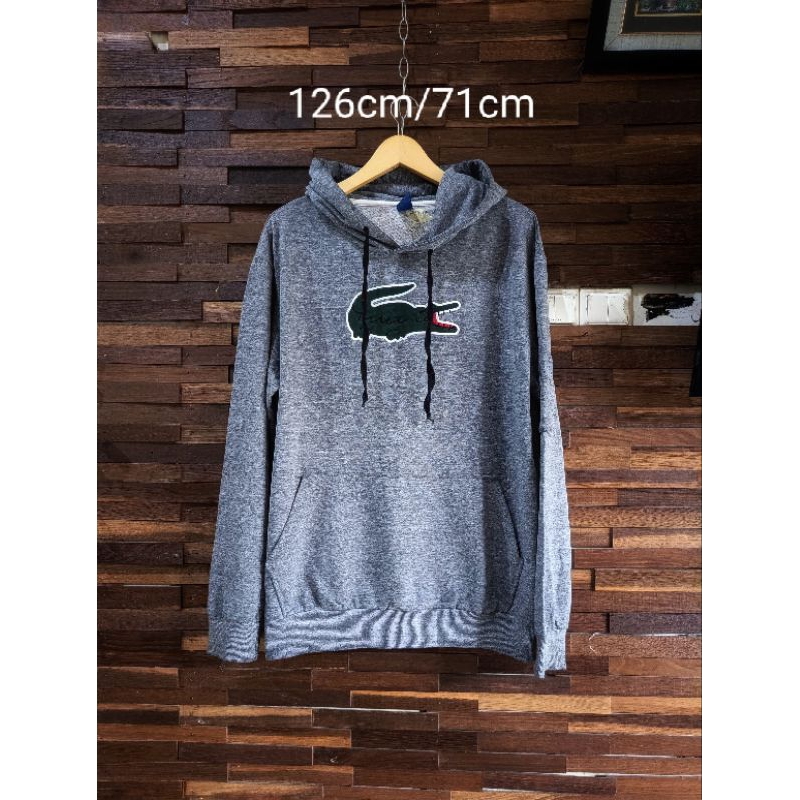 hoodie lacoste big logo