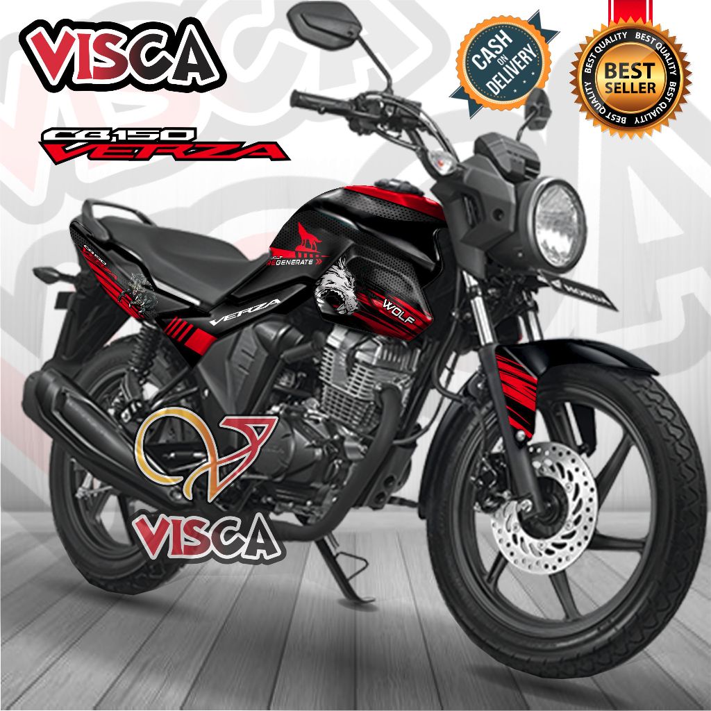 Decal CB 150 Verza Full Body Variasi Stiker CB 150 Verza Full Body Variasi Striping Verza 150 CB Ful