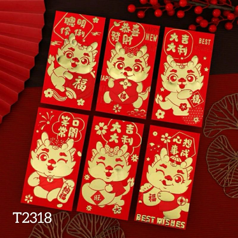 

Angpao / Angpau Imlek / Sincia Panjang Naga Gold