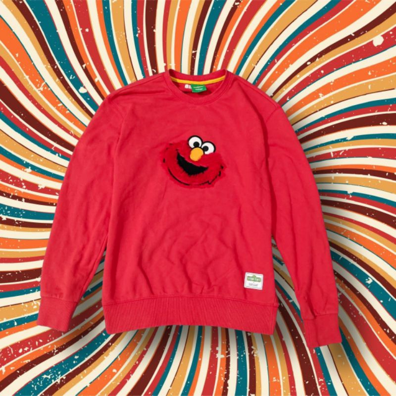 Crewneck Pancoat Collab x Sesame Street (Elmo)