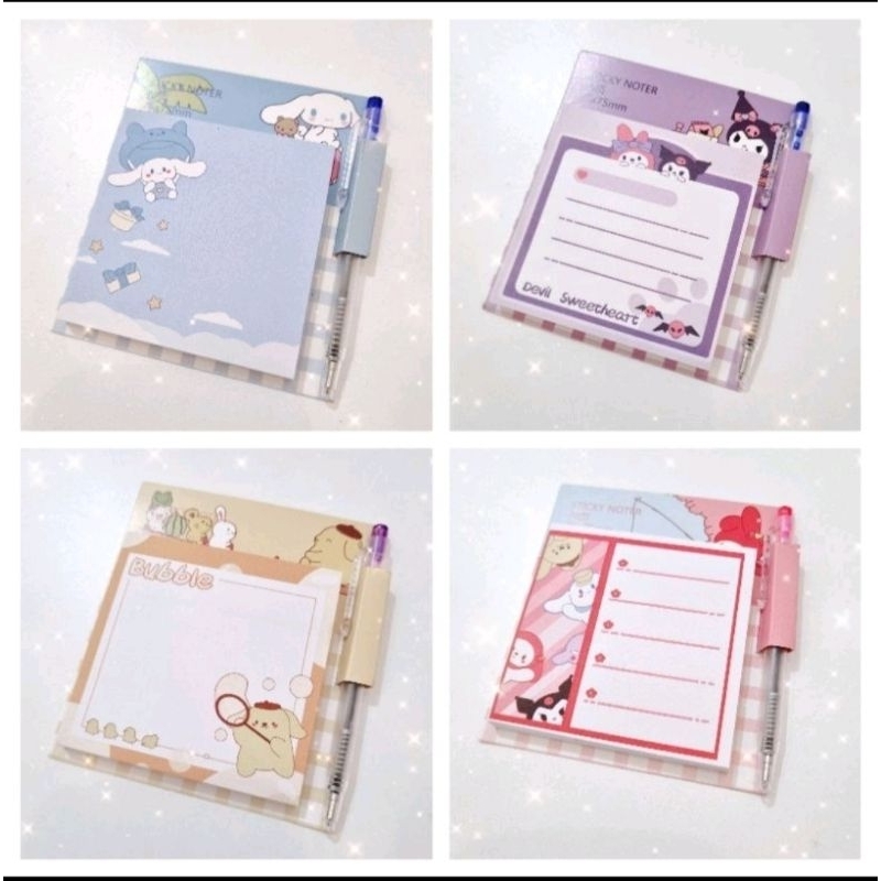 

Notepad + Pen Sanrio