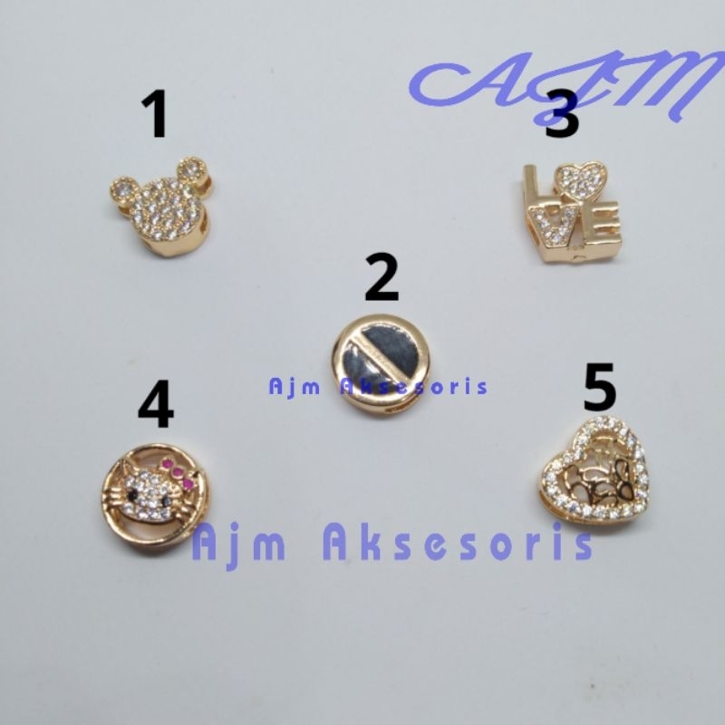 Charm Liontin Mainan Gelang Belt Sabuk Titanium Bahan Xuping