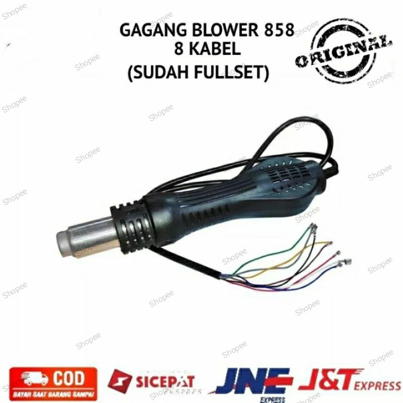 GAGANG BLOWER 858 8 KABEL ORI - Gagang Blower uap 8 Cabel Cable Fullset Sudah Termasuk Kipas Ori