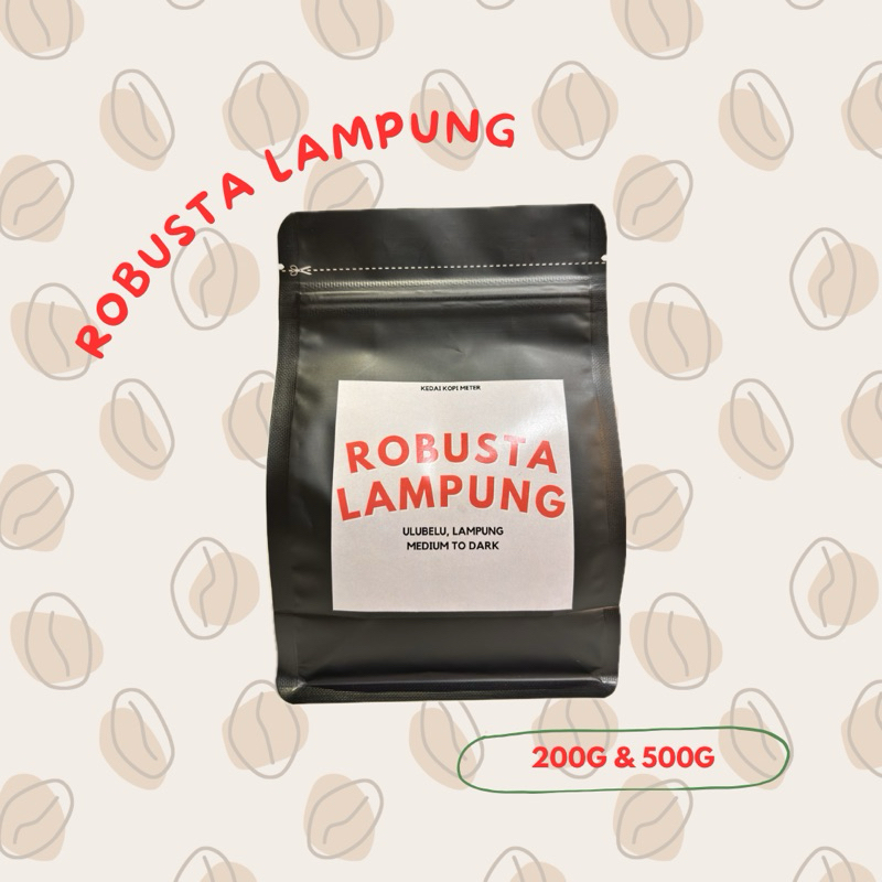 

Robusta Lampung 200g Biji Kopi/Kopi Bubuk Matang