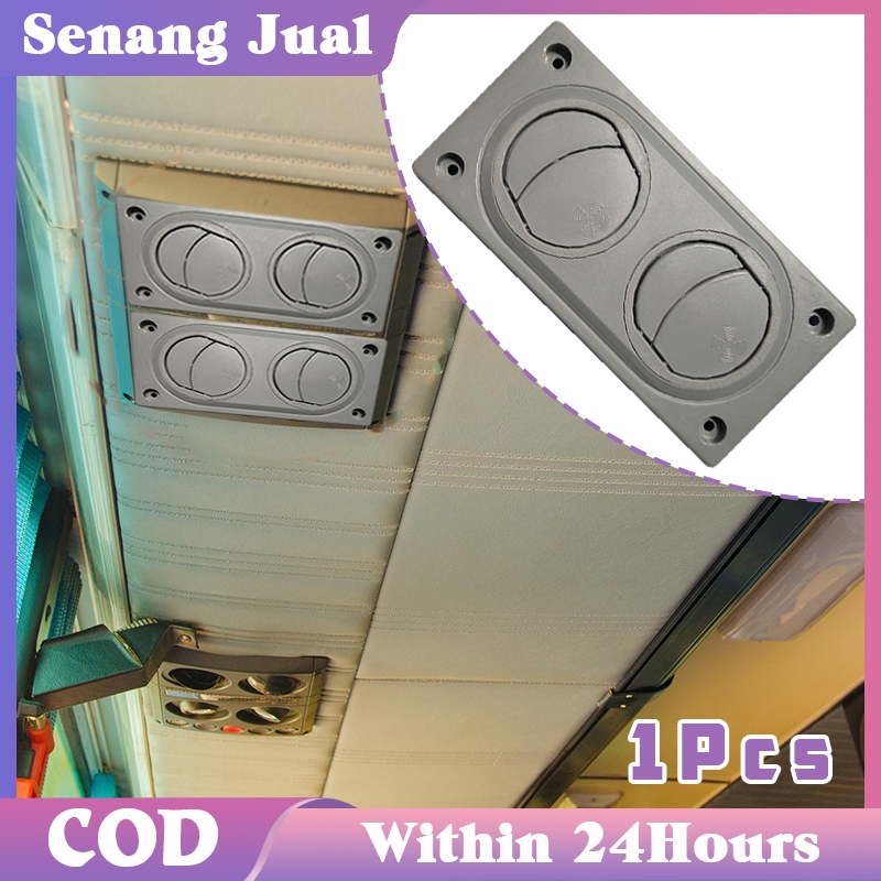 2 Lubang Kisi Ac Bus / Ac Louver Bus / Ventilation Tutup Bus Universal