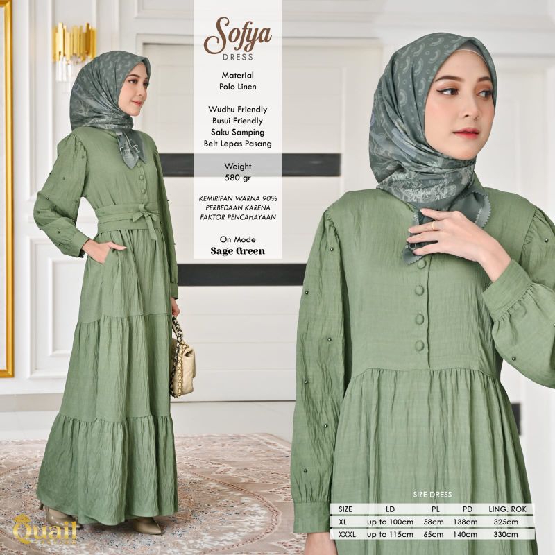 Sofya Gamis QuaiL Hijab