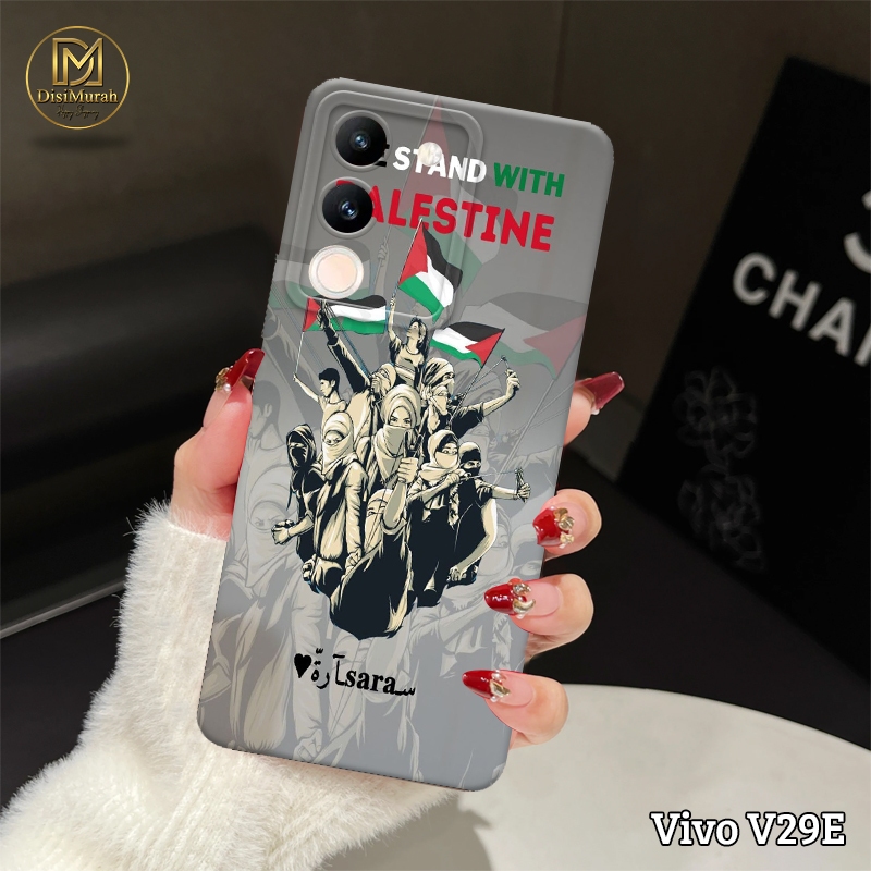 (DS02) Case Hp Pro Kamera Vivo V29E Motif Plestine21 (SH10) Ready Untuk semua tipe handphone Vivo Re