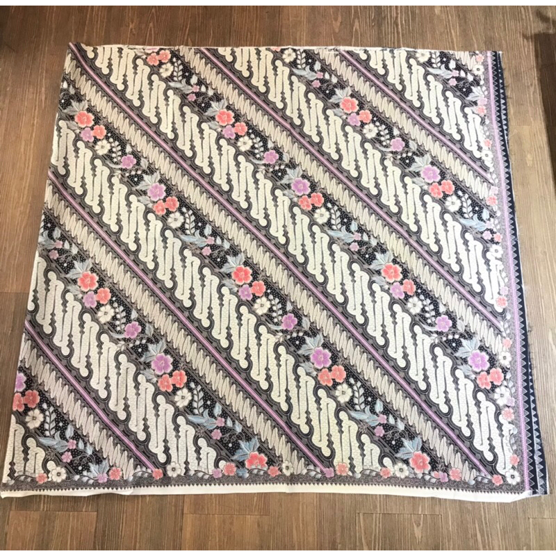 Batik Dolbi Dolby Doby Dobby Dobi Kain Seragam Ungu Baby Blue Pink Magenta Gamis Abaya Couple Parang